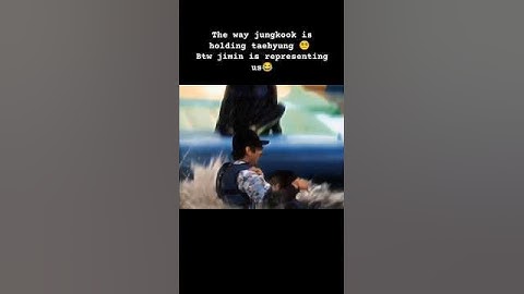 The way jk is securing tae before falling😇😇#taekook #vkook#bts #jungkook #taehyung#shorts#fyp