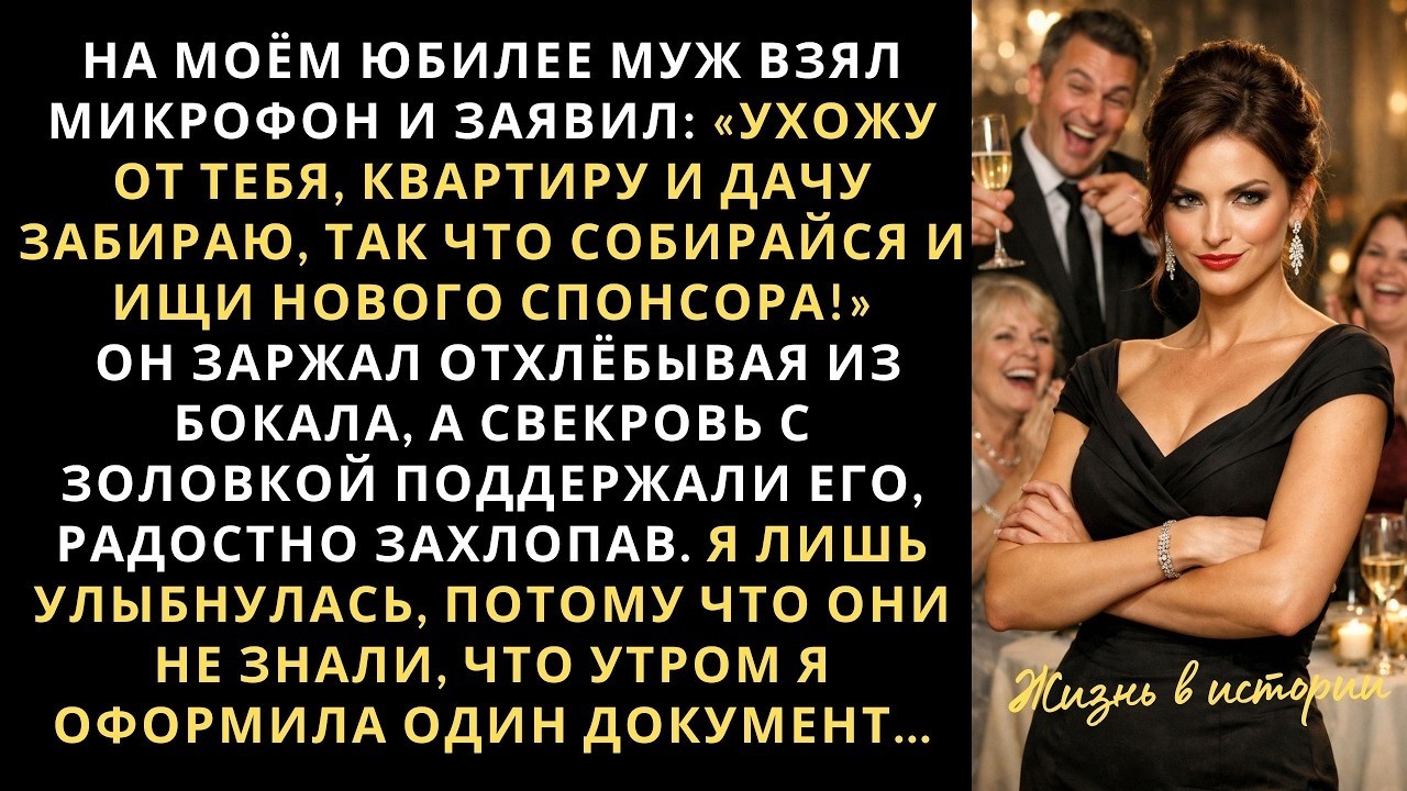«На моём юбилее муж взял микрофон и сказал: “Я ухожу… Квартиру и дачу забираю”»