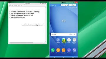 How to change myanmar font on samsung android 7.0