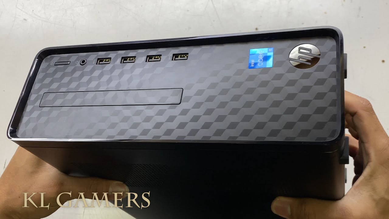 HP Slim Desktop S01-pF3006d PC Unbox Disassemble upgrade RAM - YouTube