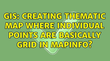 GIS: Creating thematic map where individual points are basically grid in MapInfo?