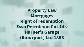 Esso Petroleum Co Ltd v Harper