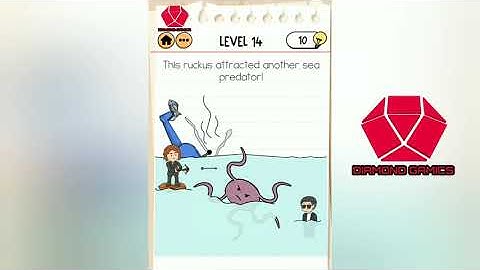 Brain Test 2 Smith and Joe Part 1 Level 14 this ruckus attracted another sea predator