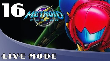 Metroid Fusion Blind Run: Part 16 - Metroid Monday Live Stream - Game Mode