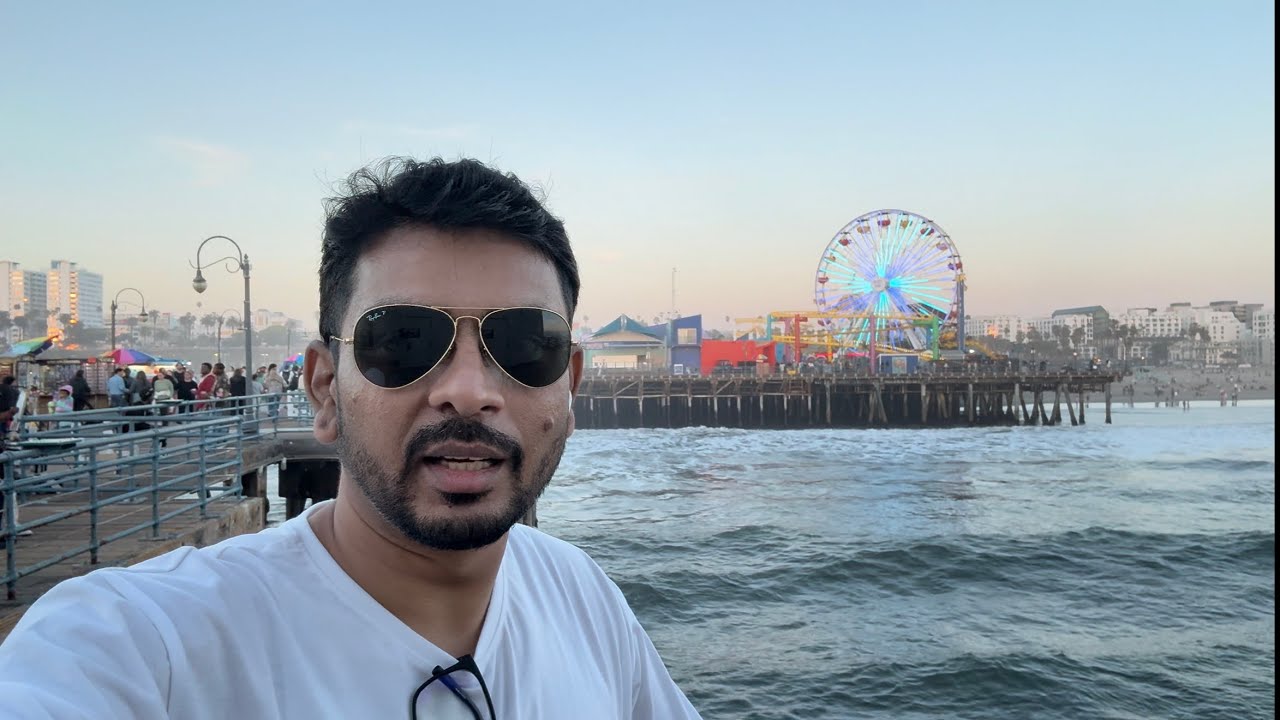 Maja Aa Gaya Aaj Toh 😁 Santa Monica Beach Pier