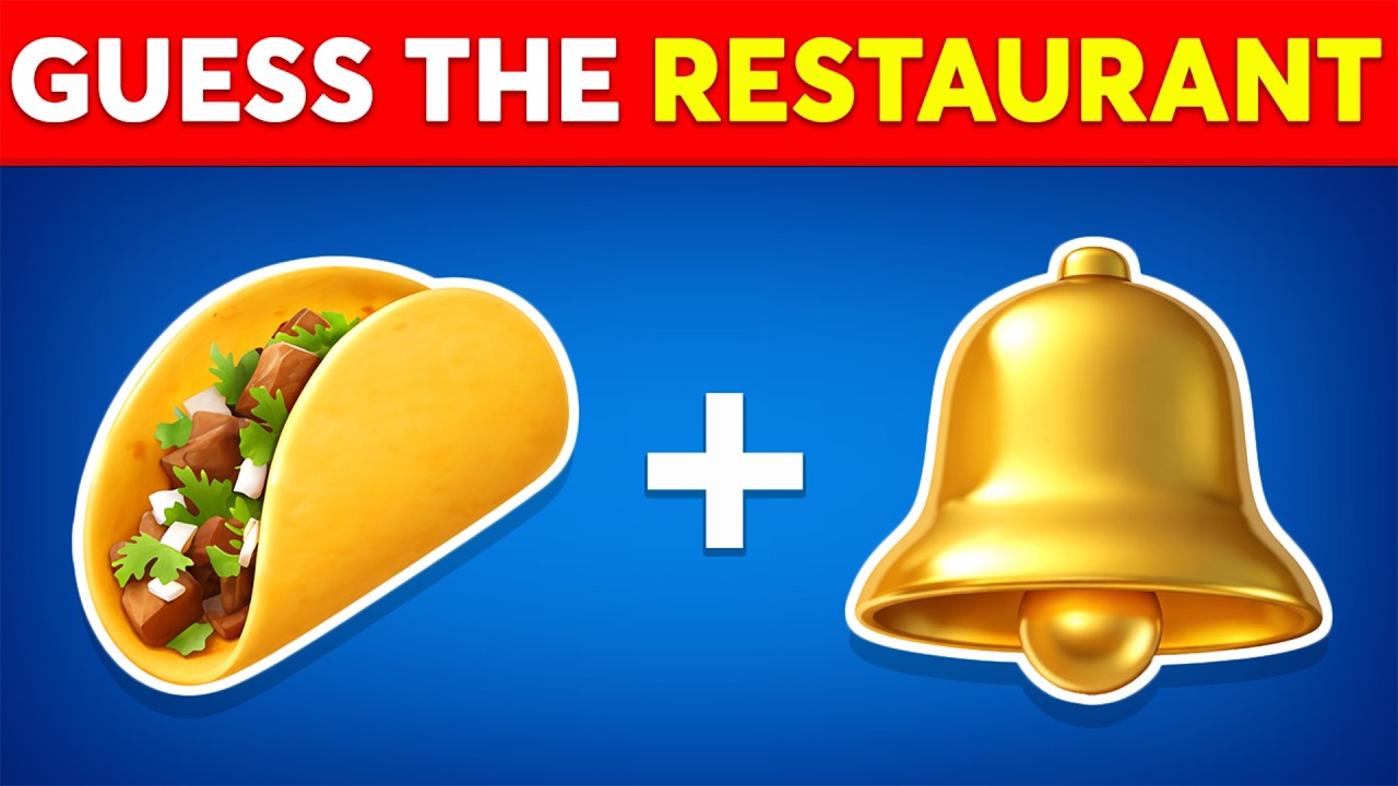Guess The Word by Emoji 🥛🍔 | Food & Restaurant Quiz Game