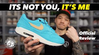 The Air Max 1 Corduroy 'Baltic Blue' is a nice shoe...it's just not for me. Review and lace swap!