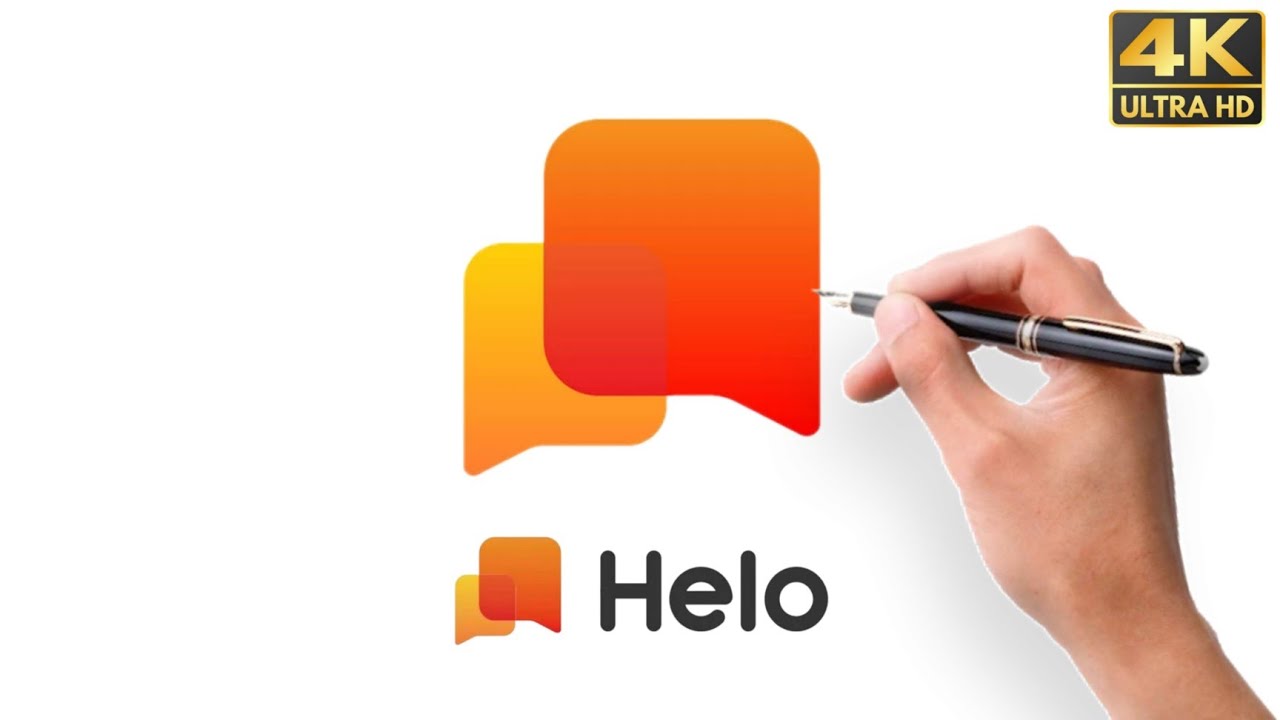 helo app logo drawing | Art studio | 