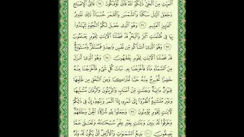 سورة الأنعام (13) من الآية 95 إلى 101