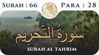 66 Surah At Tahrim  | Para 28 | Visual Quran With Urdu Translation