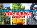 Top 10 rides at universal studios singapore  sentosa singapore  2022