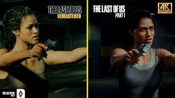 4K Side by Side comparison: The Last of Us Part 1 Cutscenes vs Remastered: The Fireflies Lab