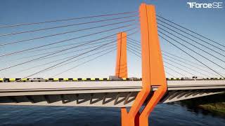 Extradosed bridge across Narmada near Jabalpur | Designed by Force SE