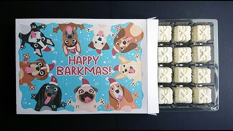 Happy Barkmas 24-space Advent Calendar through Design Space (compatible with Silhouette & ScanNcut)