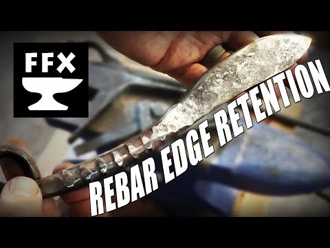 How to heat treat rebar knives for edge retention...it works!