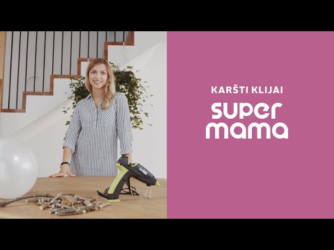 Karšti klijai Supermama - Dekoravimui ir Rankdarbiams