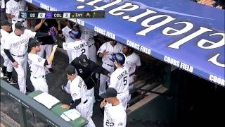 2013/06/08 Helton's two-run double