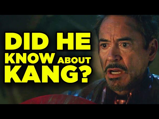 Avengers Endgame New Clue! Did Iron Man Know About Kang? class=
