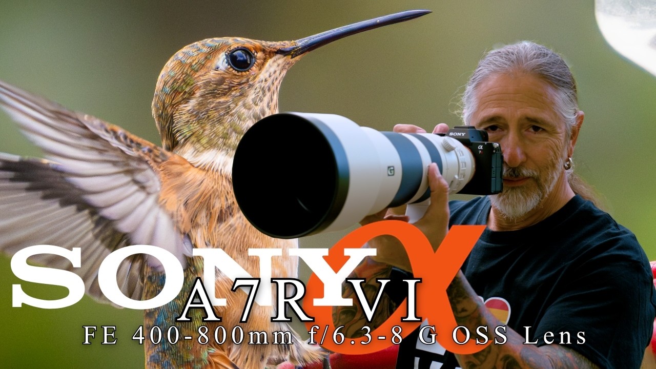 Sony A7R VI and FE 400-800mm f/6.3-8 G OSS Lens Hummingbirds and