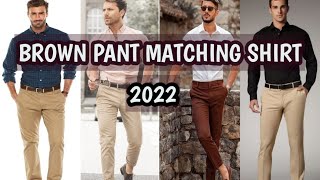 Brown Shirt Matching Pants  Brown Shirts Combination Pant Ideas   TiptopGents