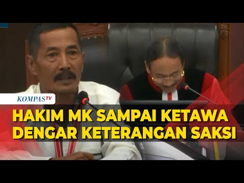 Hakim MK Suhartoyo Sampai Ketawa Dengar Keterangan Saksi di Sidang Sengketa Pilpres 2024