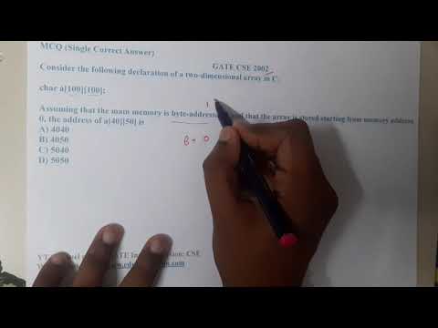 GATE CSE 2002 Q || C PROGRAMMING  ||Data Structure || GATE Insights Version: CSE