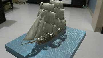 Sailing Ship in Augmented Reality