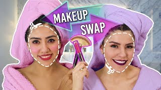 MY SISTER MAKEUP ME, WE INTERCHANGE STYLES | MUSAS KAREN AND LESSLIE POLINESIA