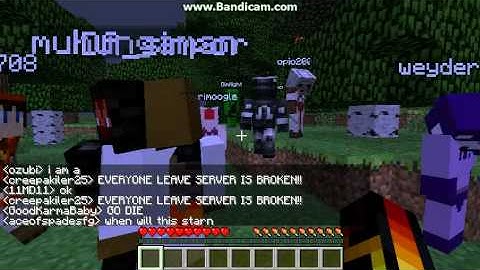 Minecraft Hunger Games Sneak Hacker #4 part 1