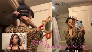 Knotless Preparation Tips | Pt. 1 Birthday Knotless Style Process