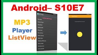 Android S10E7 : MediaPlayer - Poor Man's ListView MP3 Player screenshot 4