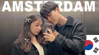Our Trip to AMSTERDAM! | Food & Travel Vlog, Long Distance Couple, Korean & Danish
