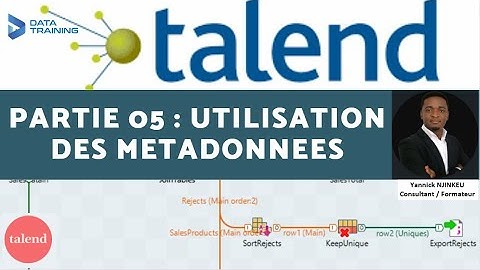 41-Tuto TALEND : Partie 05 /UTILISATION DES METADONNEES