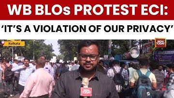 West Bengal BLOs Protest ECI