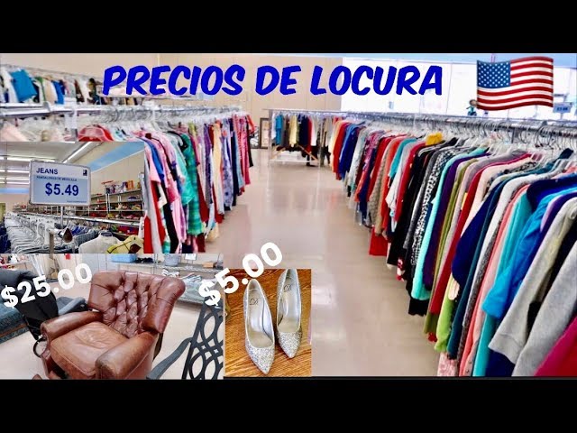 LA TIENDA GRANDE DE EN USA - ROPA ,ELECTRODOMESTICOS ,MUEBLES ... GOODWILL TOUR - YouTube