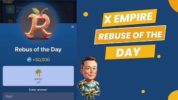 Rebus of the day musk empire 7-8 October | X Empire Rebus of the day today Code