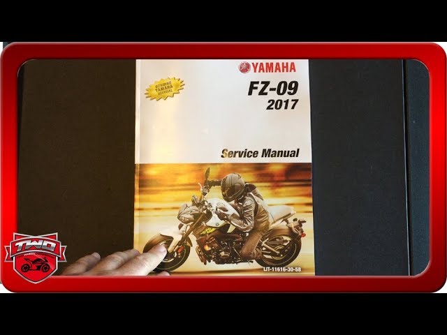 Critical Service Manual Error 2017 Yamaha FZ09 - YouTube