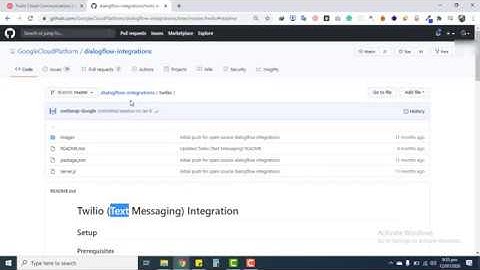 Deploy Dialogflow bot using Google Cloud SDK (Opensource integration) on Whatsapp using Twilio