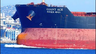 Bulk Carrier Ship GIANT ACE Goes For Cargo Across Bosphorus