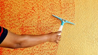 WALL PAINTING TEXTUR 3D |USE CLEANING WIPER  | INDIGO PAINTS by Kotresh Koti 935,286 views 1 year ago 4 minutes, 34 seconds