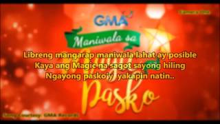 Video-Miniaturansicht von „GMA Christmas Station ID 2016 "Magic ng Pasko" (Lyrics)“