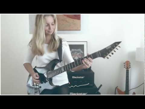 One - Metallica by Cissie on Guitar - with Hammett solo MULTICAM HD