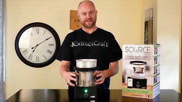 Alcohol extraction using the Source Turbo by ExtractCraft