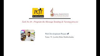 Celebrity Task No 38 : Program the Message Sending & Viewing Process Net Worth