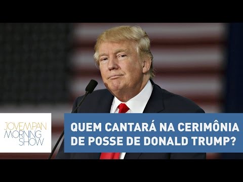 Vídeo: Famoso Na Tomada De Posse De Donald Trump