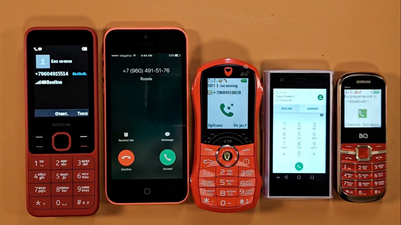 5 SMALL RED INCOMING CALL NOKIA 150 IPHONE 5C SAMSUNG S26 MINI BQ NANO