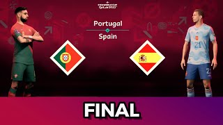 FIFA23 | PORTUGAL vs SPAIN | RONALDO vs ASENSIO | FIFA WORLD CUP FINAL | {4K 60FPS}