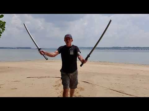 Double Sword - Crossover Combo - Sword Choreography