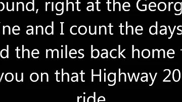 Highway 20 ride lyrics