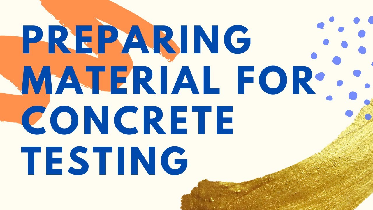Preparing Sand for Concrete Testing - ASTM C 494 Prep - YouTube